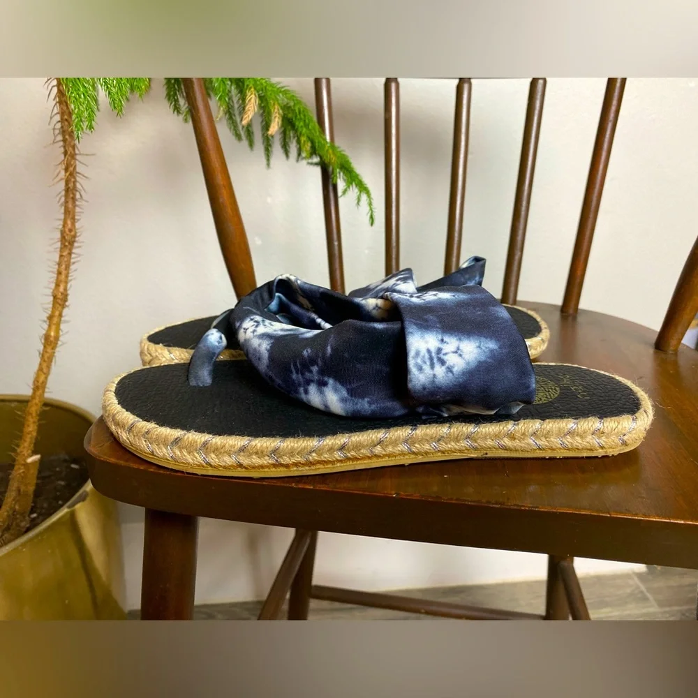 Anthropologie Nalho Espadrille Yoga Mat Sandals Tie Dye Size 9